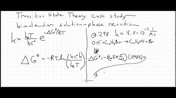 Transition State Theory Gibbs Energy