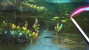 DIGITAL Plein Air LANDSCAPE Painting