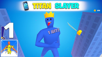 Titan Slayer👑👨🏻‍🦲🏃🏻‍♂️Mobile Gameplay (Attack on Titan) iOS, Android New Mobile Game Walkthrough #1