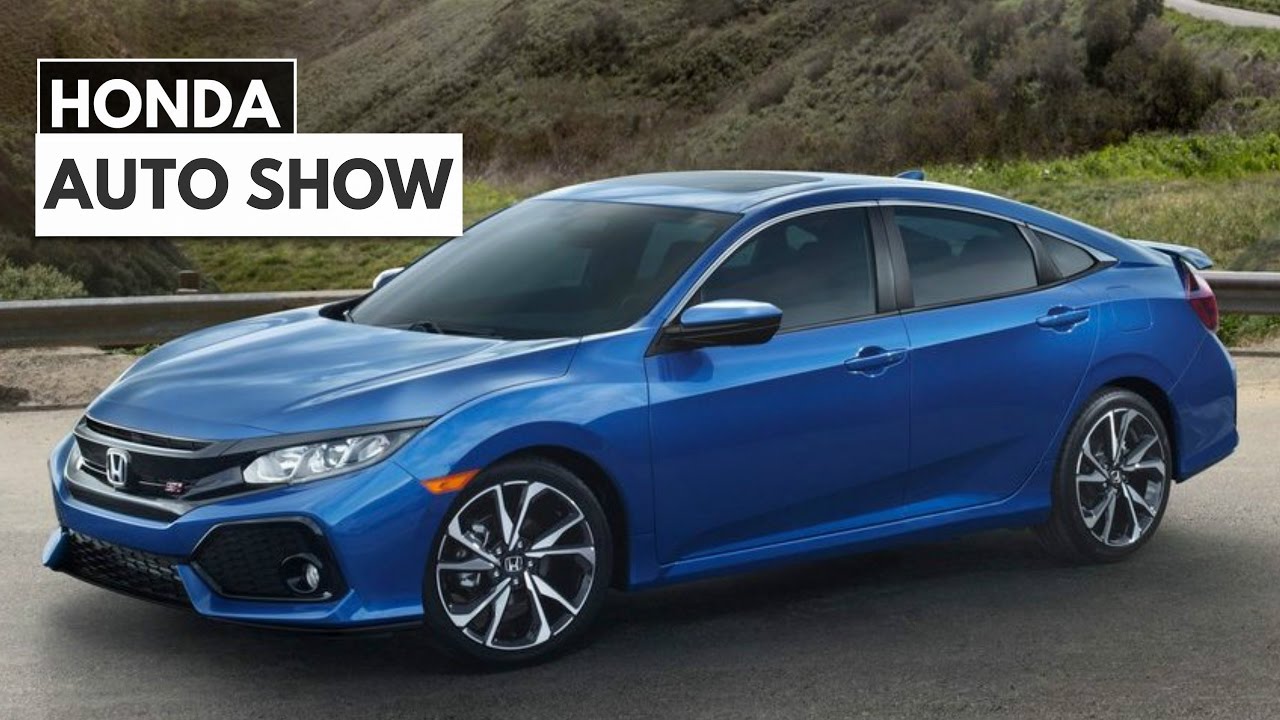 2018 Honda Civic Si Sedan Revealed - YouTube