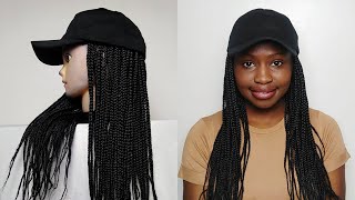 HOW TO MAKE BRAIDED HAT WIG CROCHET METHOD| Detailed Beginner Friendly Tutorial| Grace Odawo