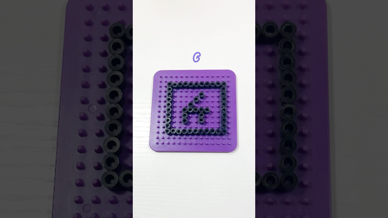 Ninjago Ninjargon Perler Bead Keychain Tutorial!! (Letter C) 