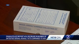 Omaha Police report 45% decrease in number of untested sexual assault kits compared to 2021