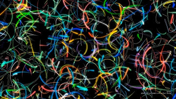 Twins. Calming Generative Art Animation for Relaxation,Focus, Meditation,Calm,Mindfulness & Ambient.