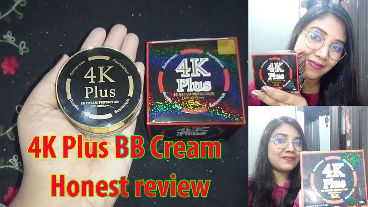 4K Plus BB CREAM Review।। Sun Protection SPF 50/PA+++।। Best Day Cream? Honest review।।
