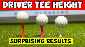 Juiste tee-hoogte voor de driver, verliest u afstand?