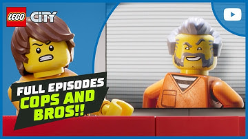 Cops and Bros! 👮‍♂️🍕💙🤝 | Full Episodes | LEGO City: No Limits
