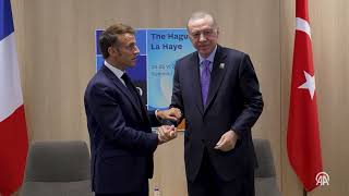 Turkish President Erdogan Meets French Counterpart Macron In The Hague