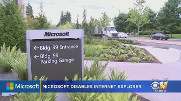 Microsoft disables Internet Explorer