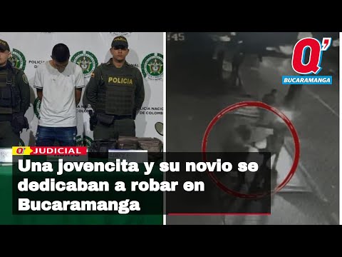 Una jovencita de 15 años y su novio se dedicaban a robar en Bucaramanga