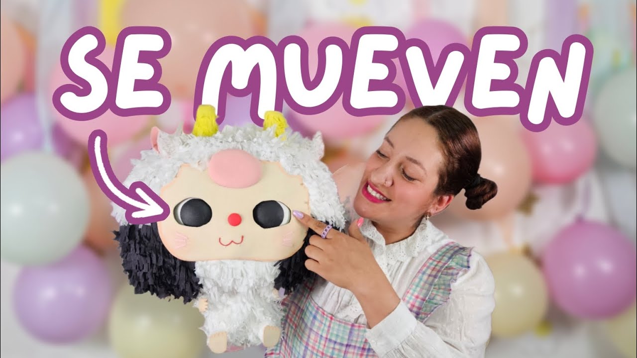 ¡Piñata Baby Three 3D con OJOS MÓVILES! Paso a paso