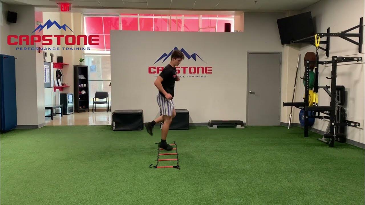 Ladder Drill Single Leg Lateral Hops YouTube