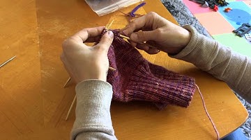 dpn knitting video