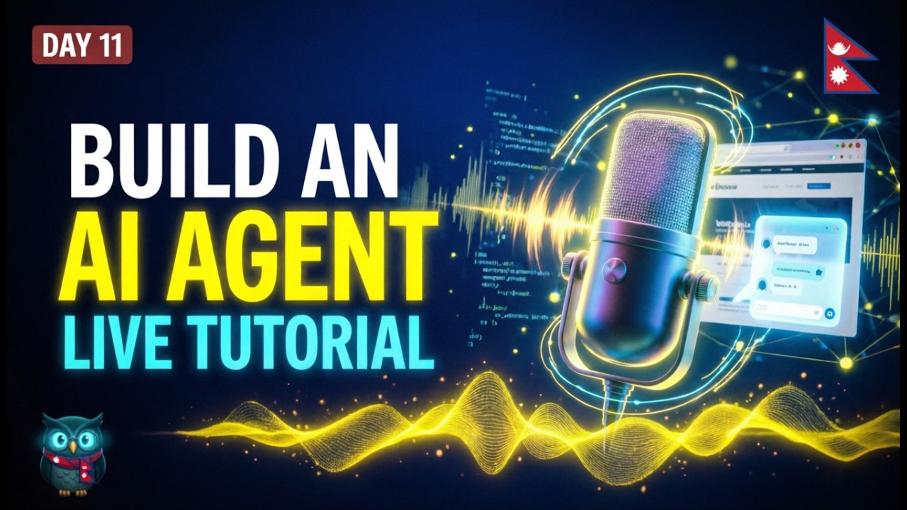 Build Your Own AI Voice Agent + Auto-Dubbing — Live Tutorial (Nepal AI Masterclass) | Day 11
