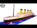 Rms titanic brigamo diamond bausteine schiff  1860 teile  speed build mit lego test