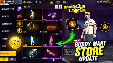 😍 Freefire Next Buddy Mart Store Update + Next Booyah Pass 🤯 ff new event | FF NEW EVENT TAMIL TODAY