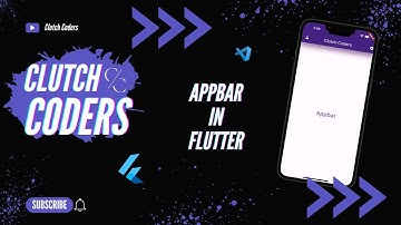 How to create a Flutter Appbar @ClutchCoders #flutter #dart #developers