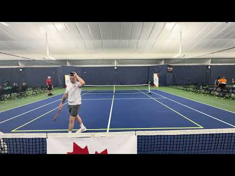 2025 NB provincials - 4.5 men’s singles, 17yo and above - Justin Simpson vs Charles Dixon