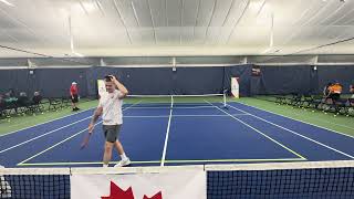 2025 NB provincials - 4.5 men’s singles, 17yo and above - Justin Simpson vs Charles Dixon