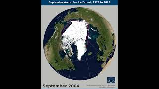 September Arctic Sea Ice Extent 1979 to 2022