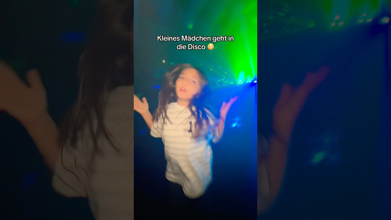 Kleines Mädchen geht in die DISCO 😳 