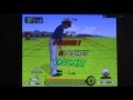 PS2「エンジョイゴルフ」 約30mの上りパットを入れる