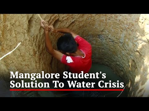 Mangalore Student Digs A Well In His Courtyard To Beat Water Shortage