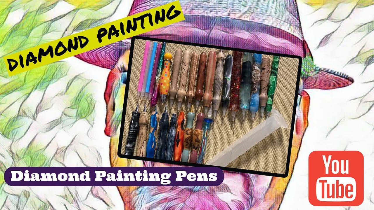 Diamond Painting for Beginner : How to use pen and tools. 