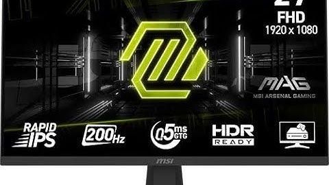 MSI MAG 274F Gaming Office Monitor Review - AI Vision is a Game-Changer