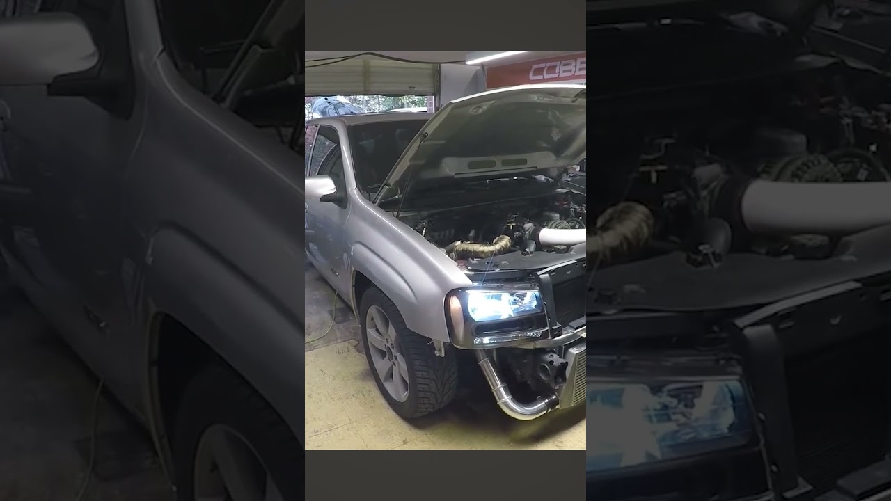 Rwd Turbocharged Trailblazer SS on the dyno!