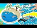 Beach Slime! DIY Summer Slime with Squishy Sea Creatures Doctor Squish