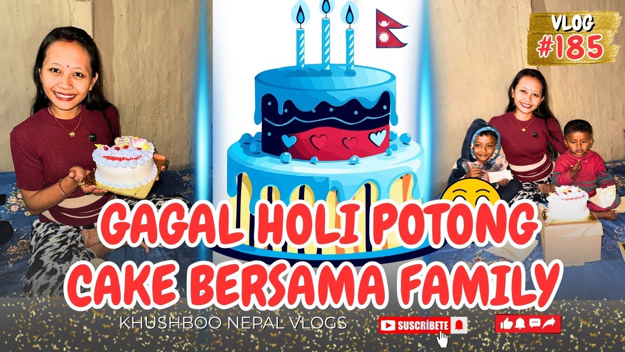 #vlog185 😱GAGAL HOLI ADA APA ?? 😭 Lanjut potong cake sama anak” 🥰
