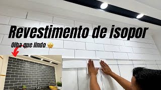 : Economia e Estilo: Revestimento de Isopor para Transformar sua Cozinha