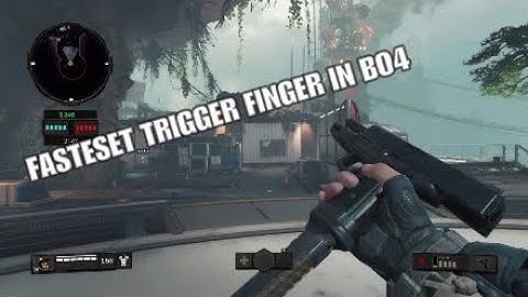 FASTEST TRIGGER FINGER ON BO4 (No modded Controller)