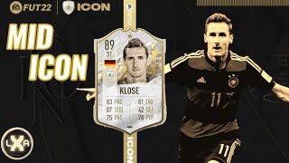 FIFA 22: MIROSLAV KLOSE 89 MID ICON - Player Review | Ultimate Team