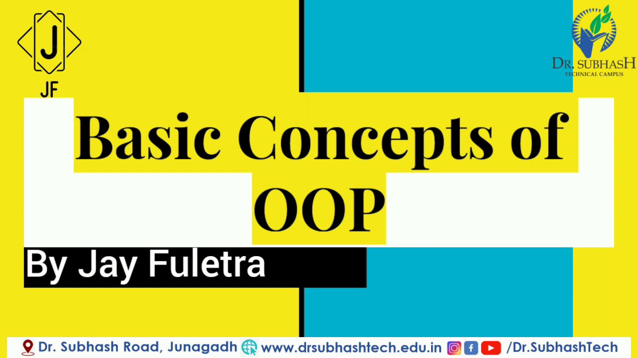 #OOP #BASIC #C++ C++: Basic concepts of OOP Lecture 3 By Jay Fuletra ...