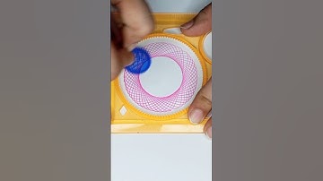 "How to Create Stunning Spirograph Art: Easy Step-by-Step Tutorial for Beginners"#asmr #art  #shorts