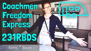 Trailer Tour: Coachmen Freedom Express 231RBDS Review - Home A Roam S01E17