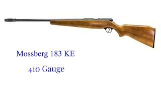 Greatest Consignment Gun Find Yet !!!!!!!!!!!!! Mossberg 183 KE 410g