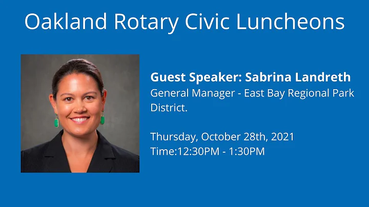 Rotary Club of Oakland Civic Thursday Meeting, Oct...