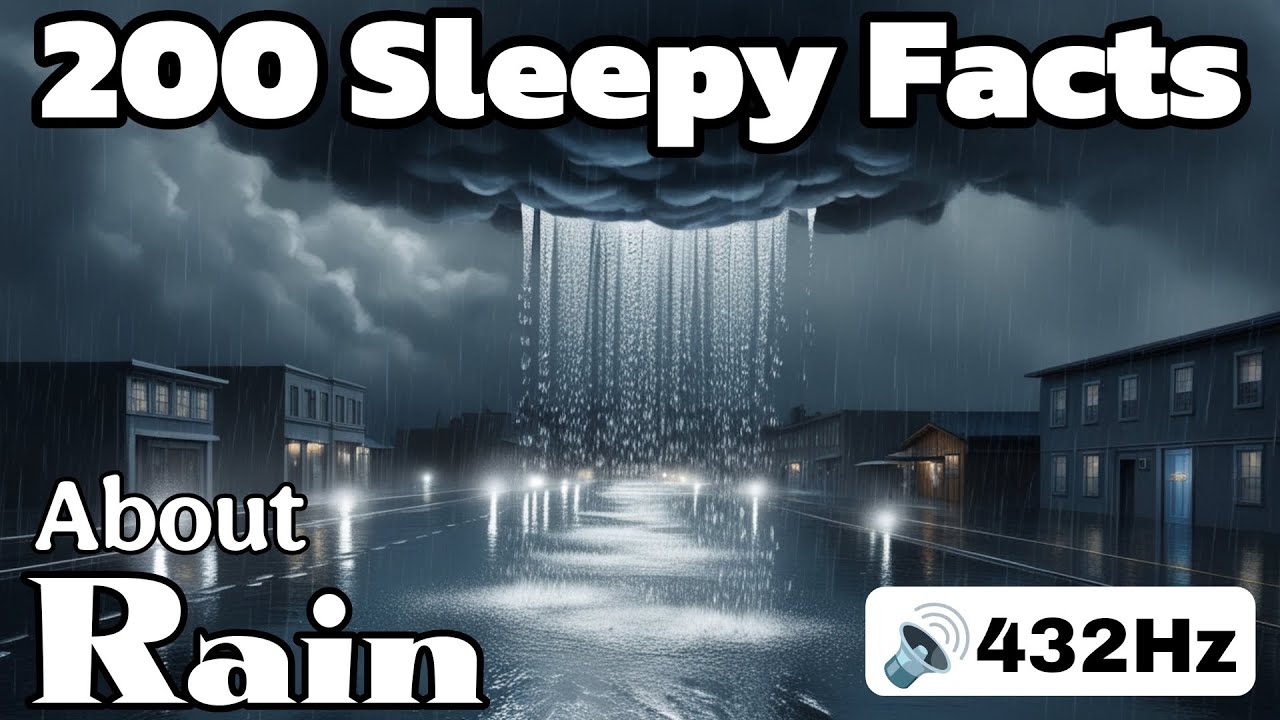 The Quiet Science of Rain – 200 Sleepy Facts – 432Hz