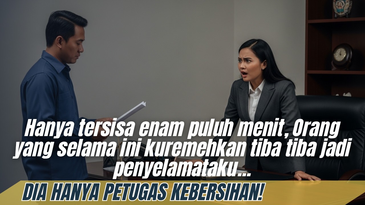 ENAM PULUH MENIT SEBELUM BANGKRUT! CEO Wanita Ini Diselamatkan Petugas Kebersihan yang Diremehkan