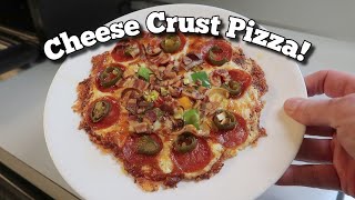 Thin &amp; Crisp &quot;Cheese Crust&quot; Pizza! (Air Fryer)