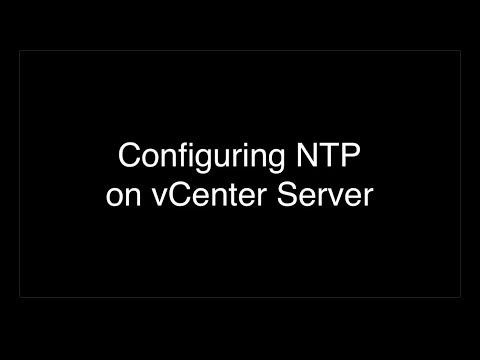 Configure NTP on VCSA