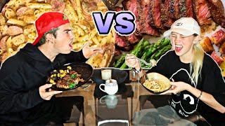 COOKING EACH OTHER’S FAVORITE MEAL...