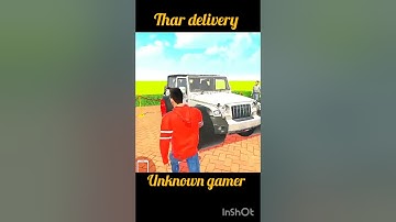 White Thar Delivery In Indian theft Auto simulator game #shorts #indiantheftauto