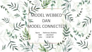 Model pembelajaran webbed dan model connected Tematik Terpadu