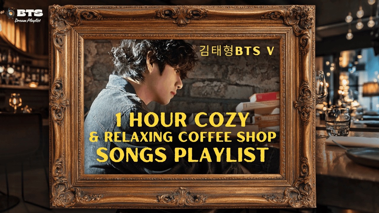 김태형 BTS Taehyung (V) - 1 HOUR COZY & RELAXING COFFEE SHOP SONGS PLAYLIST | FMV [AI Cover]