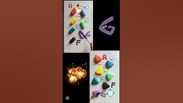 Reverse Alphabet lore Experiment #colormixing #satisfying #shorts #alphabetlore #reverse