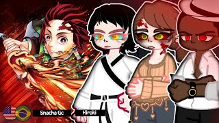 Kokujin No Tenkousei As Uppermoons React To Hiroki As Tanjiro Part 1 Gacha React